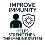 Generate an image for 'Improve Immunity' with a short, paraphrased description. (1)